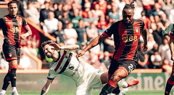 manchester united f.c. vs a.f.c. bournemouth lineups
